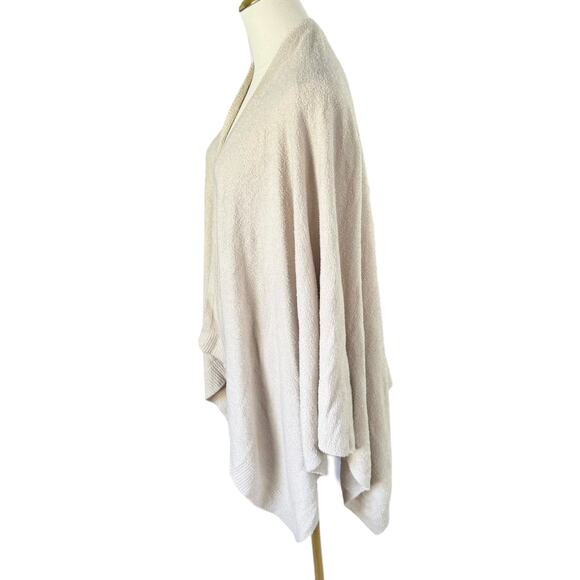 Barefoot Dreams Light Beige Draped Shawl Luxuriously Soft Cozy Chic Lite OneSize - Picture 7 of 12